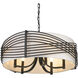 Zara 5 Light 25.63 inch Matte Black Chandelier Ceiling Light