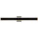 Obsidian LED 35.38 inch Sand Black Outdoor Wall Sconce