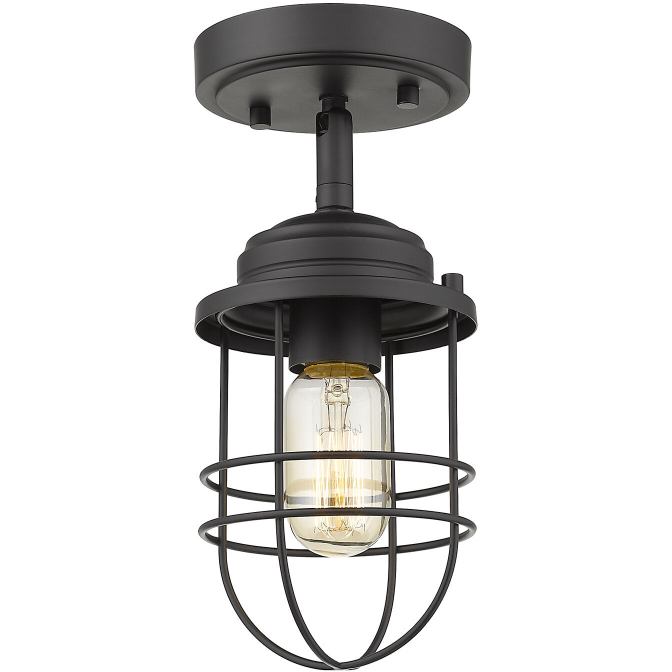 Seaport 1 Light 4.63 inch Semi-Flush Mount