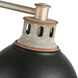 Kinsley 4 Light 39.38 inch Aged Galvanized Steel Bath Vanity Light Wall Light in Antique Black Iron