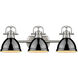 Yep Duncan Vanity Wall Light in Pewter, Black