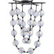 Pearla LED 28.25 inch Matte Black Pendant Ceiling Light