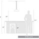 Walker 2 Light 14 inch Matte Black Pendant Ceiling Light
