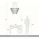 Lucerna LED 31.5 inch Stainless Steel Gold Chandelier Ceiling Light, 3 Tier