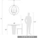 Colson 9 Light 31.25 inch Matte Black Chandelier Ceiling Light in No Shade, Large