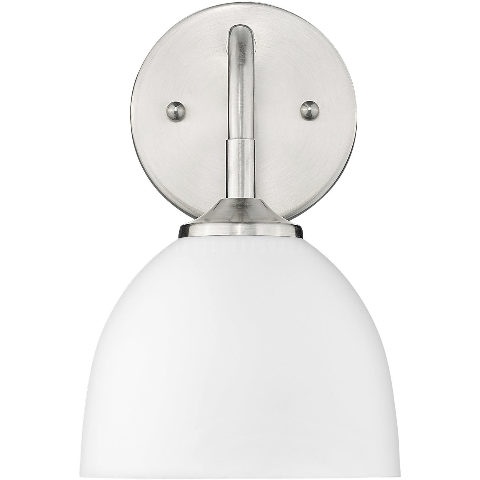 Yep Zoey 1 Light 6.38 inch Pewter Wall Sconce Wall Light in Matte White