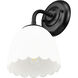 Dorinda 1 Light 6.5 inch Matte Black Wall Sconce Wall Light