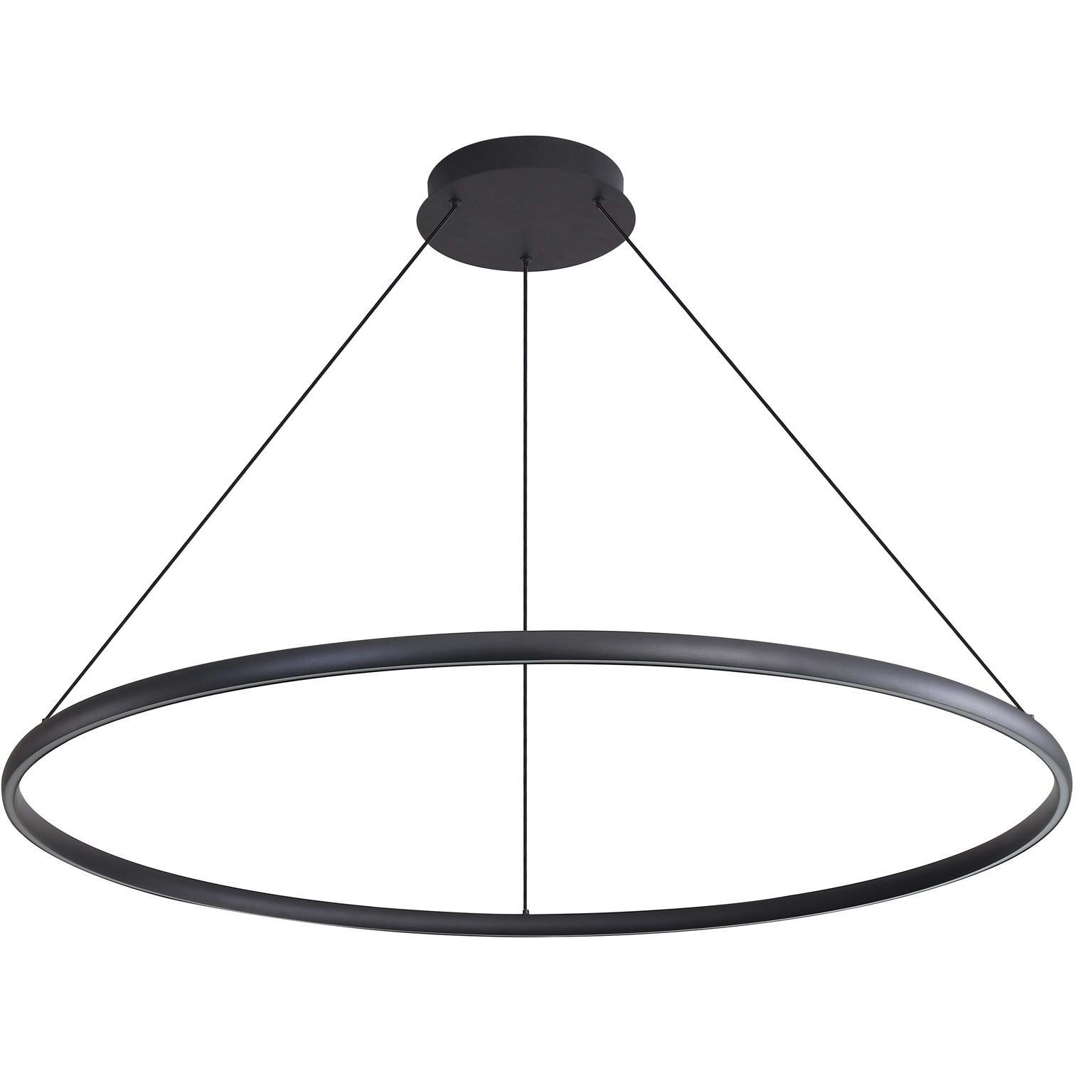 Veritas LED 47.25 inch Sand Black Chandelier Ceiling Light