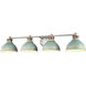 Kinsley Vanity Wall Light in Antique Teal