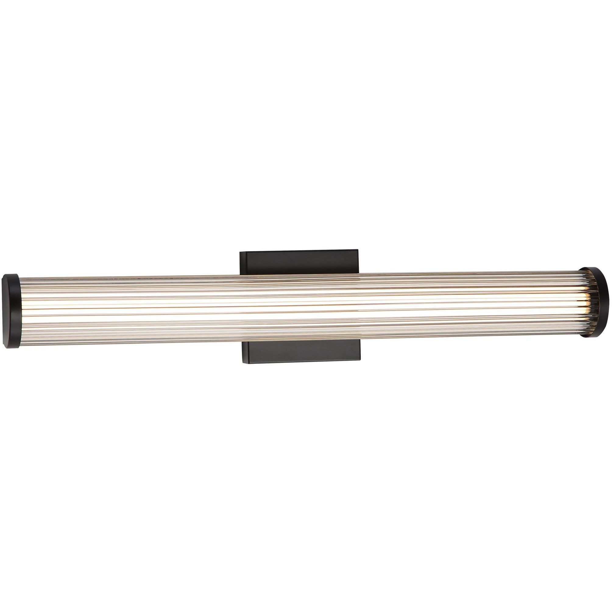 Rodara LED 24.38 inch Matte Black Outdoor Wall