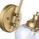 Daphne Wall Sconce Wall Light in Brushed Champagne Bronze