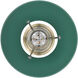 Orwell 1 Light 7.5 inch Aged Brass Pendant Ceiling Light in Pine Green, Small
