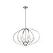 Colson 6 Light 35 inch Pewter Linear Pendant Ceiling Light in No Shade