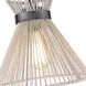 Avon 1 Light 12 inch Matte Black Semi-flush Ceiling Light