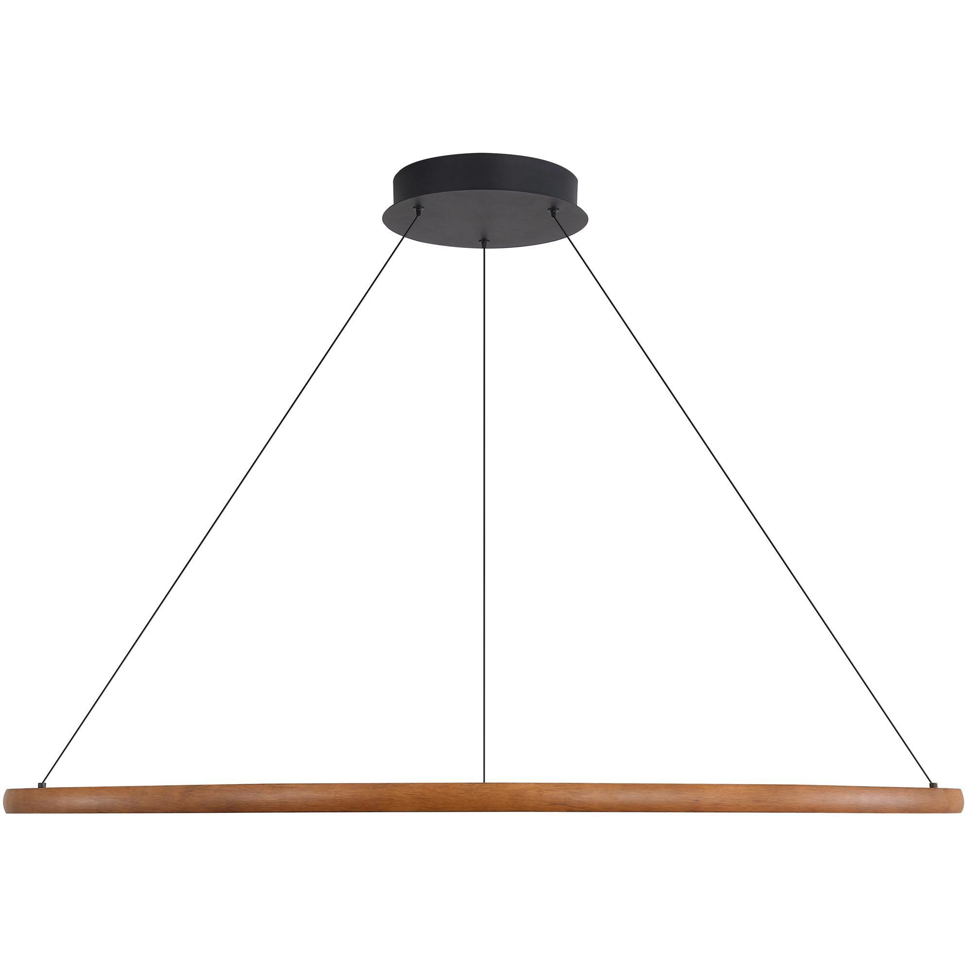Veritas 70.88 inch 175.00 watt Walnut Chandelier Ceiling Light