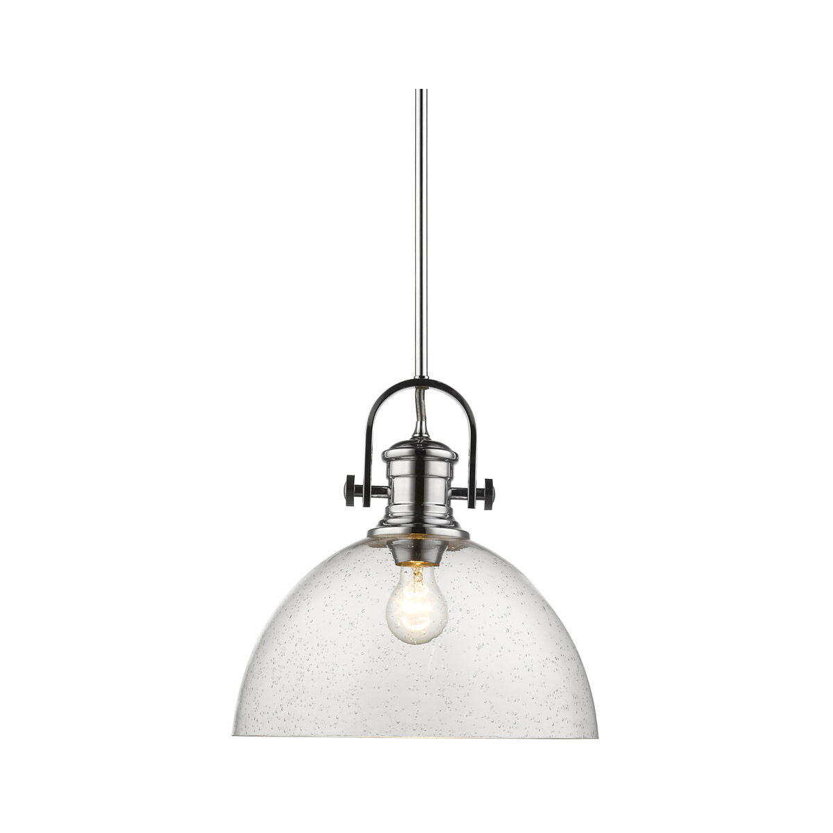 Large chrome pendant light cheap
