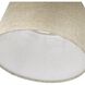 Ryleigh Articulating Wall Sconce Wall Light in Brushed Champagne Bronze, Natural Sisal