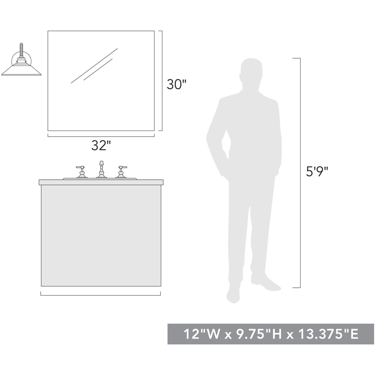 Journey 1 Light 12 inch Dark Rust Wall Sconce Wall Light