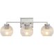 Elliott 3 Light 7.00 inch Bathroom Vanity Light