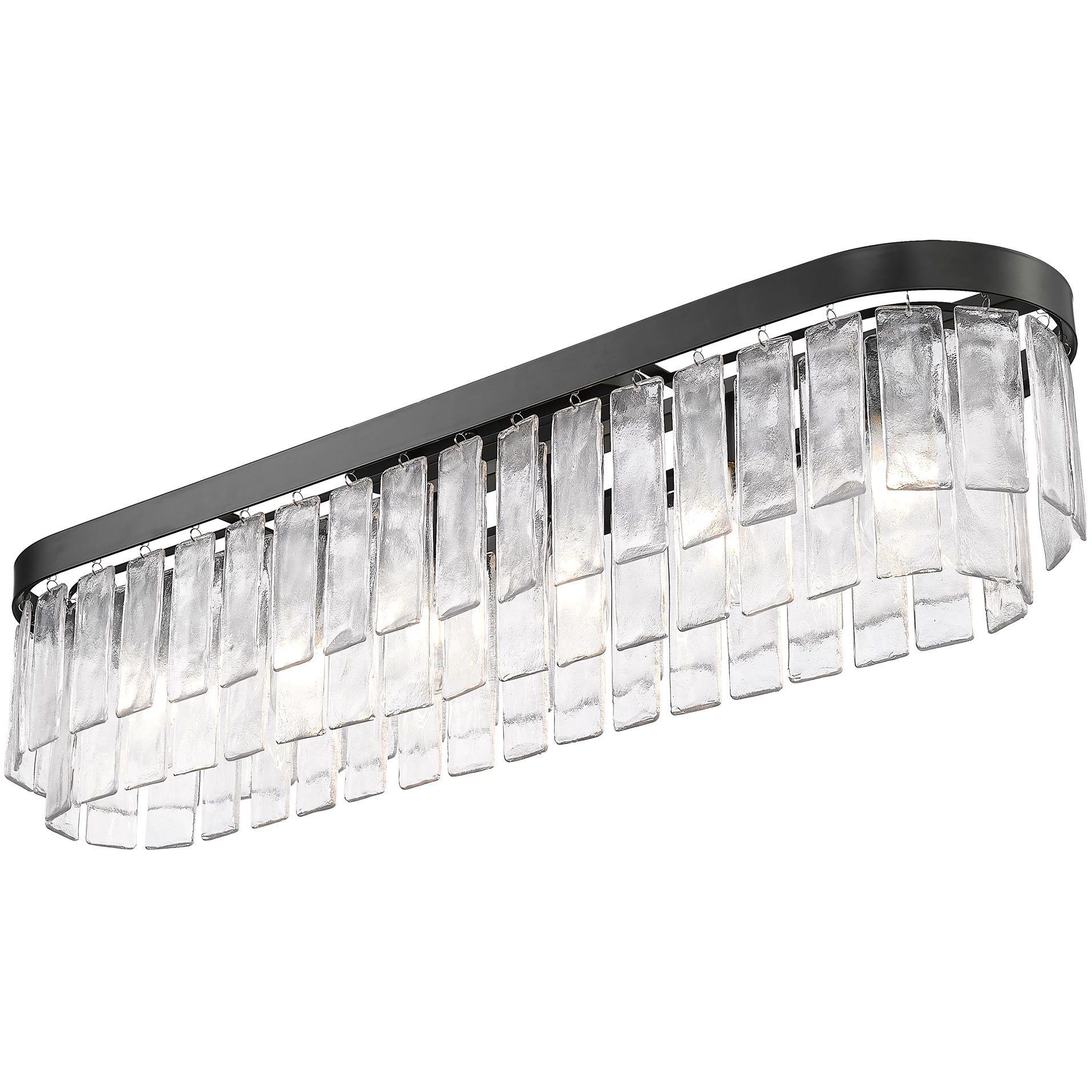 Ciara 6 Light 42 inch Peruvian Silver Flush Mount Ceiling Light