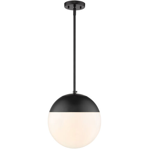 Dixon 1 Light 11.75 inch Matte Black Pendant Ceiling Light, Large