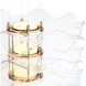 Vetrina LED 23.38 inch Light Gold Pendant Ceiling Light