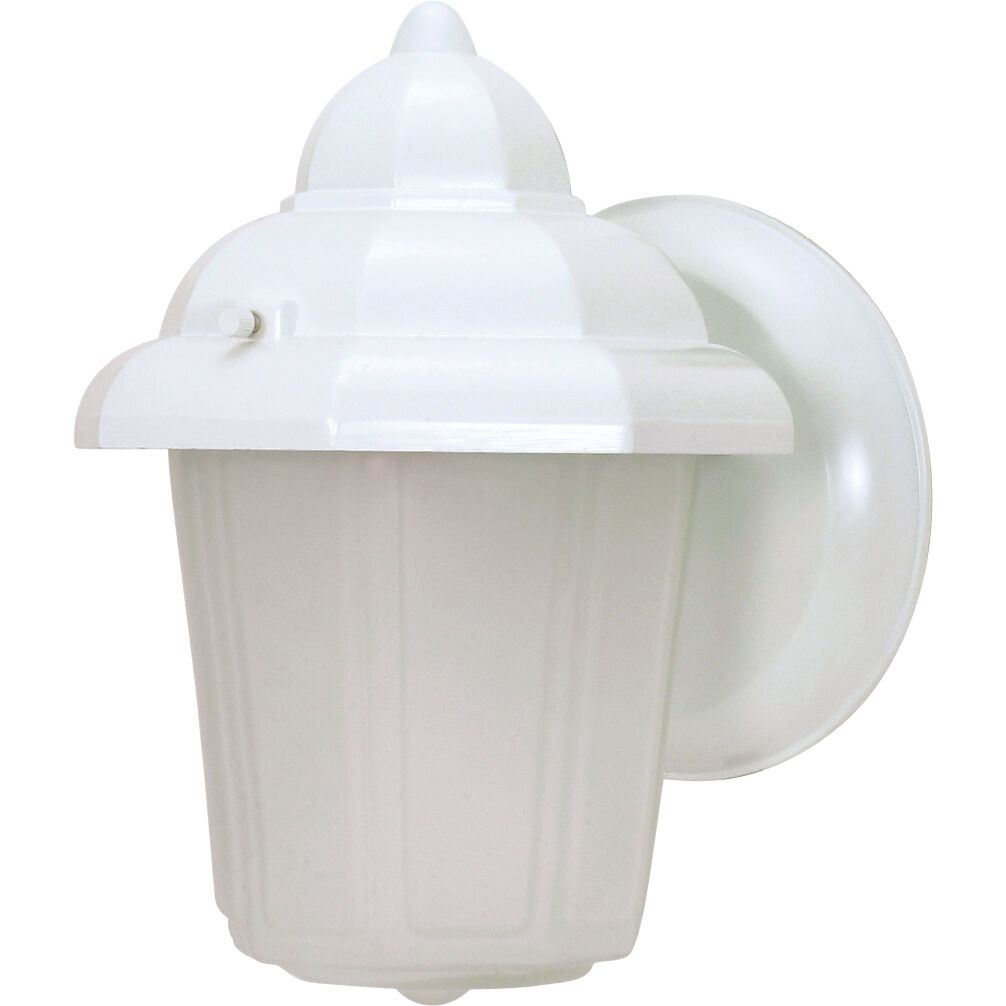 Brentwood 1 Light 9 inch White Outdoor Wall Lantern