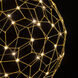 Spheris LED 23.63 inch Natural Brass Globe Pendant Ceiling Light