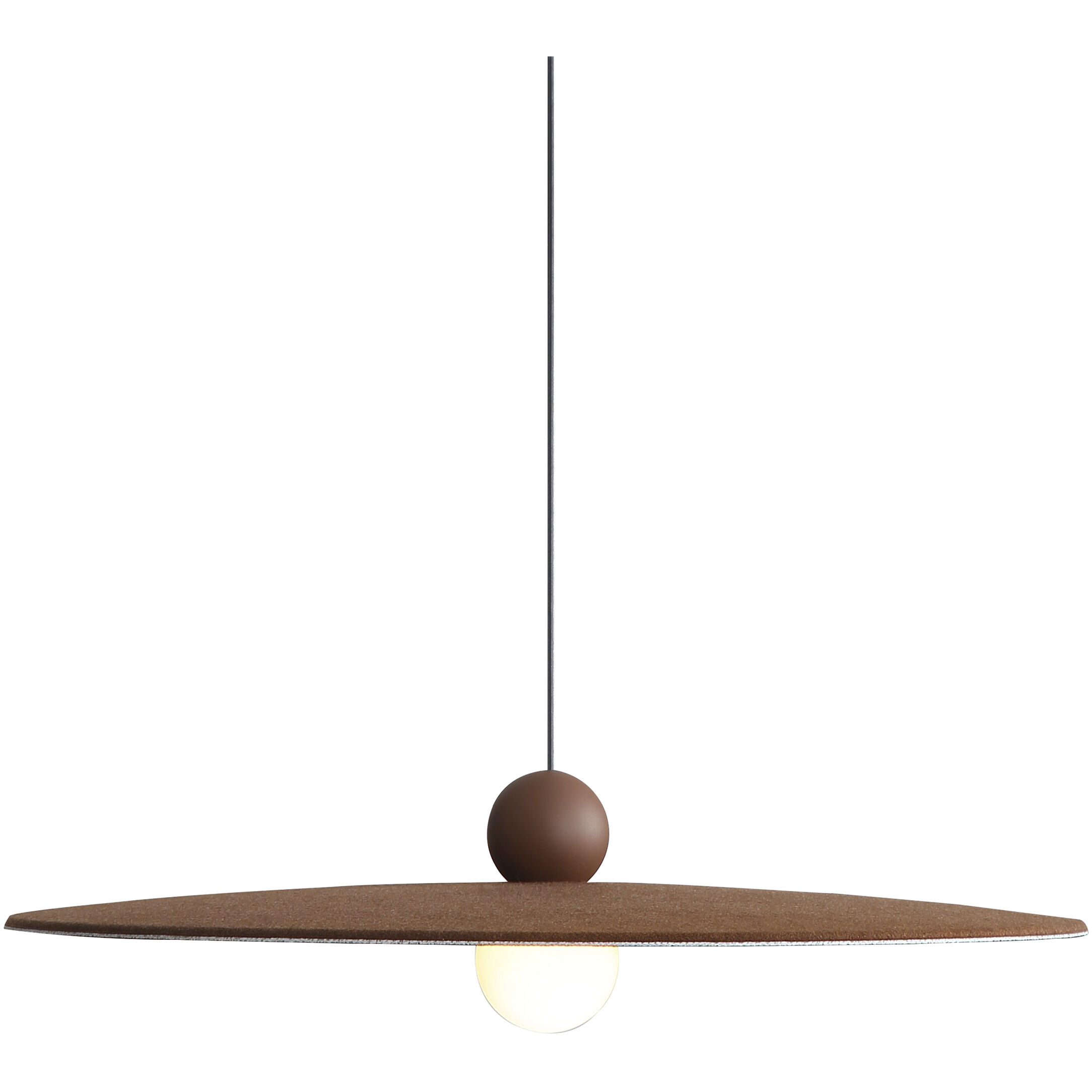 Faroe Pendant Ceiling Light in Flecked Black/Grey