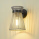 Avon 1 Light 7.63 inch Matte Black Wall Sconce Wall Light