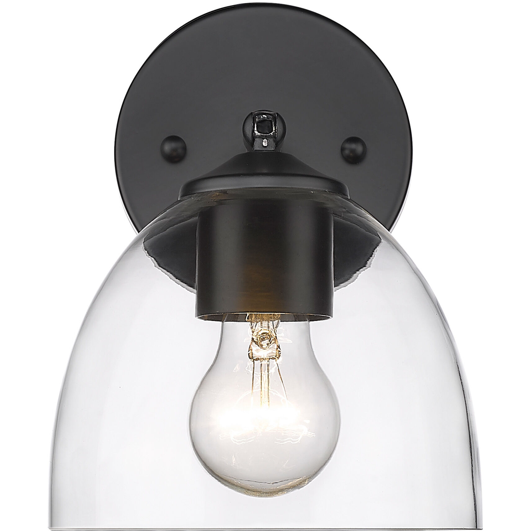 Roxie 1 Light 6.25 inch Matte Black Wall Sconce Wall Light