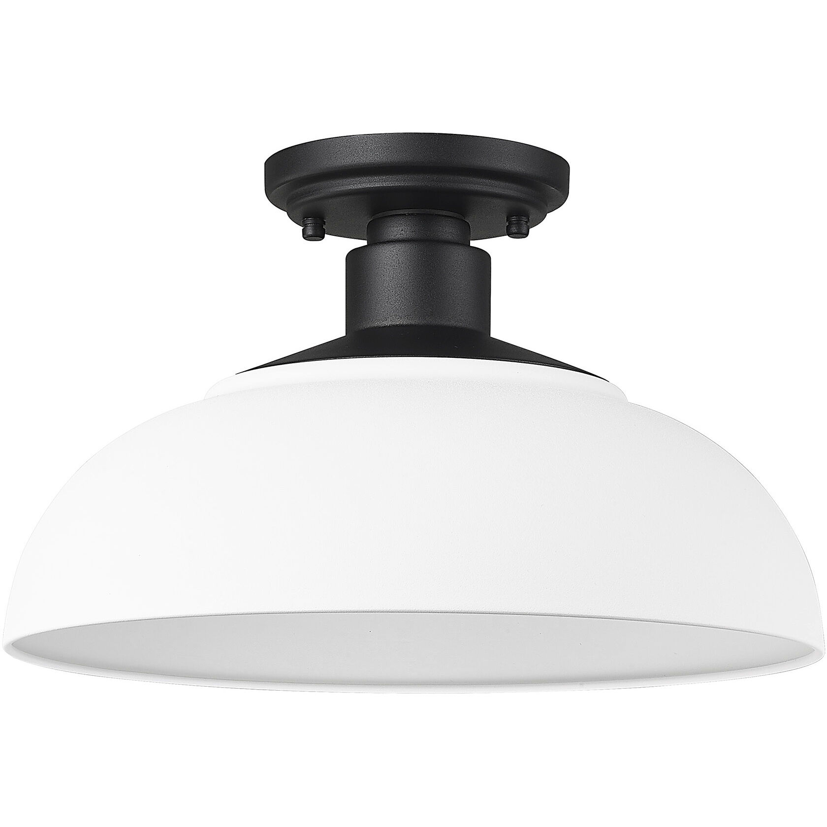 Yep Levitt 1 Light 8.25 inch Natural Black Outdoor Ceiling in Natural White