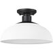 Yep Levitt 1 Light 8.25 inch Natural Black Outdoor Ceiling in Natural White