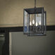 Tribeca 4 Light 12 inch Natural Black Outdoor Pendant