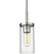 Winslett Pendant Ceiling Light in Pewter, Damp