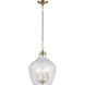 Adeline 3 Light 11.13 inch Modern Brushed Gold Pendant Ceiling Light