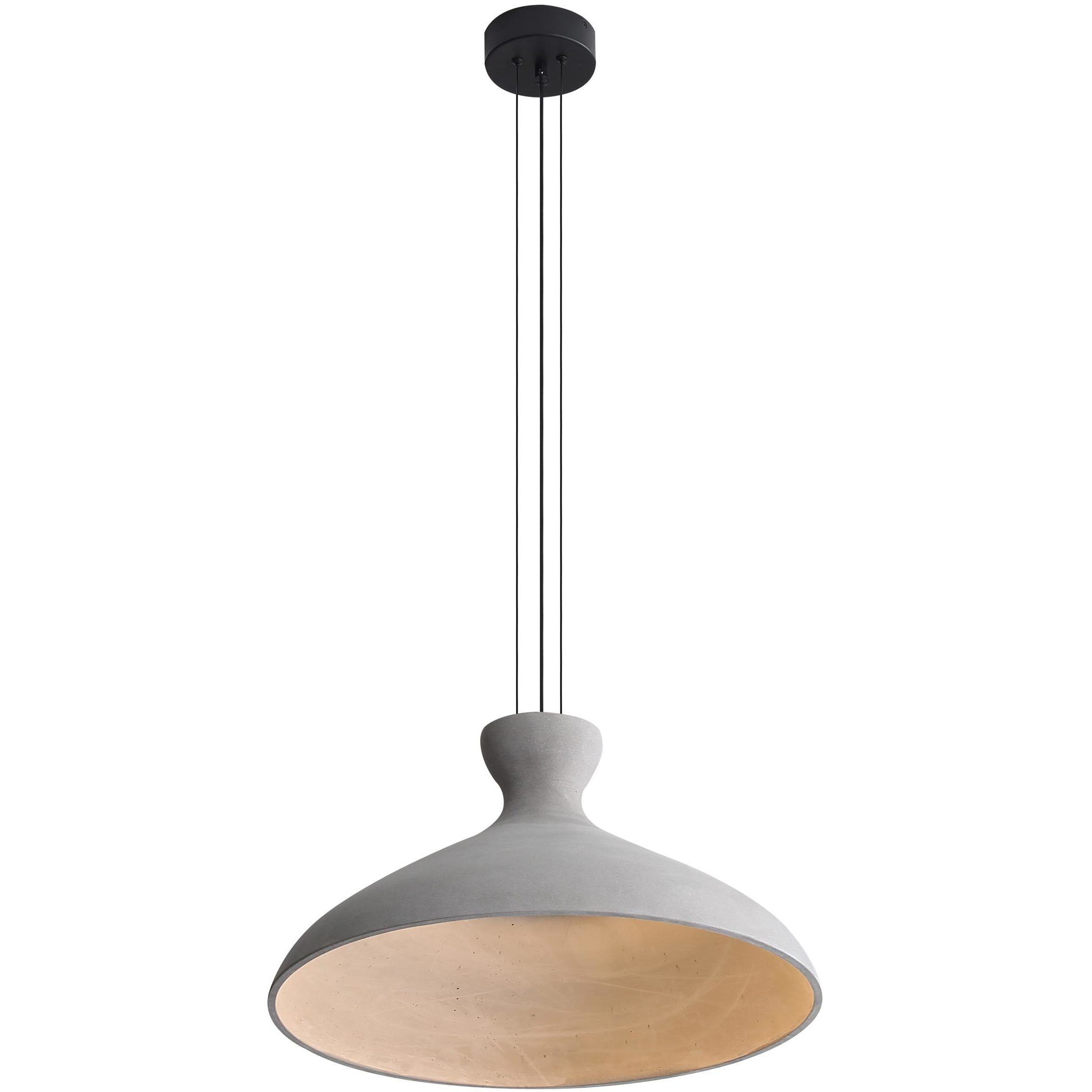 Aethera Pendant Ceiling Light in Grey Cement