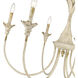 Lillianne 33.75 inch 60.00 watt Antique Ivory Chandelier Ceiling Light