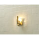 Aenon 1 Light 6.88 inch Brushed Champagne Brass Wall Sconce Wall Light