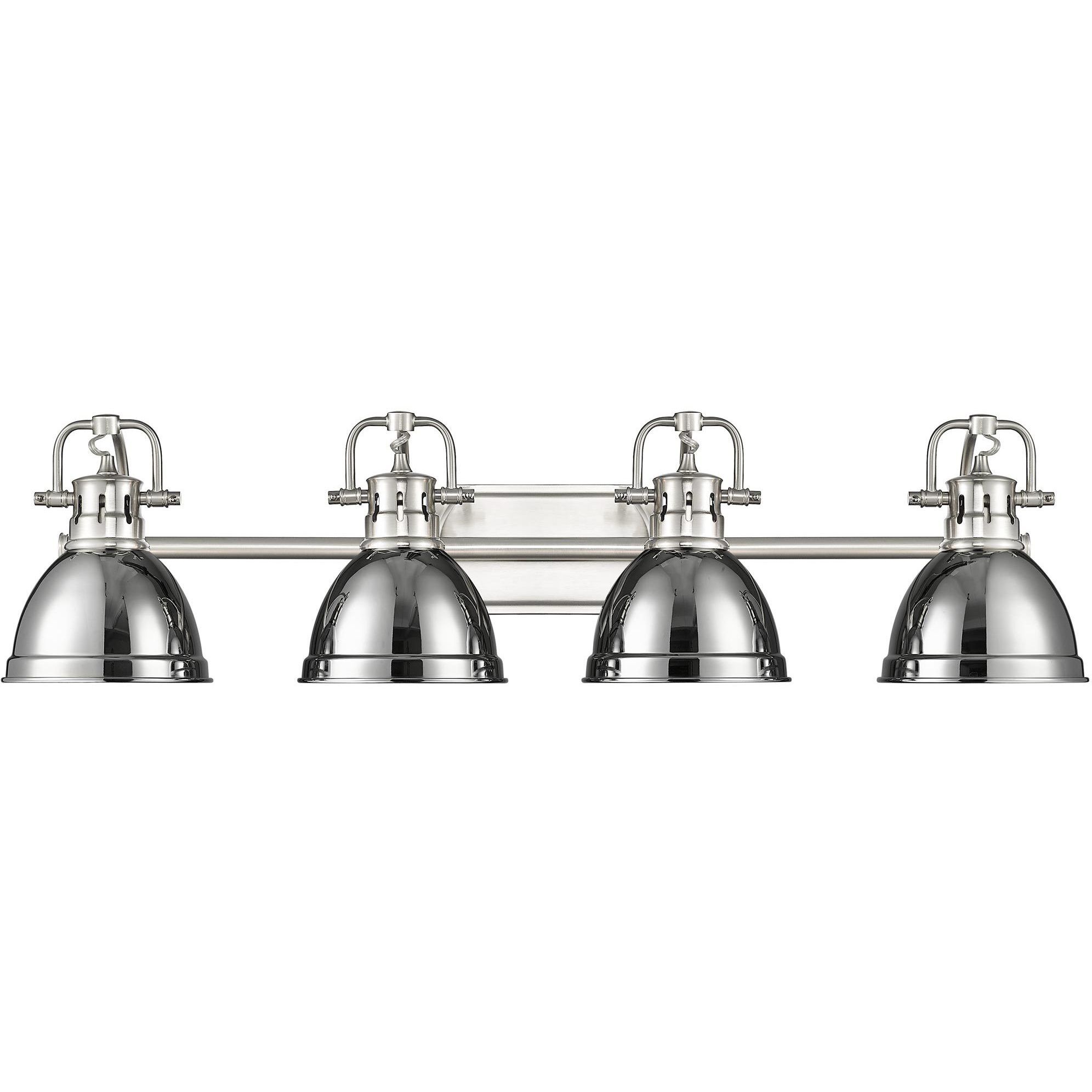Yep Duncan Vanity Wall Light in Pewter, Chrome