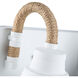 Journey 2 Light 17 inch Natural White Bath Vanity Light Wall Light