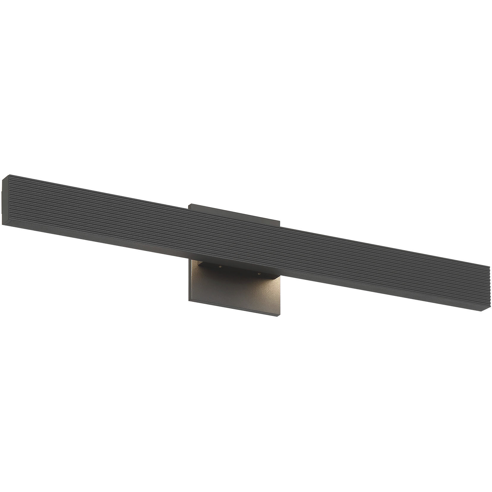 Enso LED 4.5 inch Textured Black Outdoor Wall