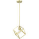 Cassio Pendant Ceiling Light in Olympic Gold