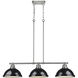 Yep Duncan Island Light Ceiling Light in Pewter, Black