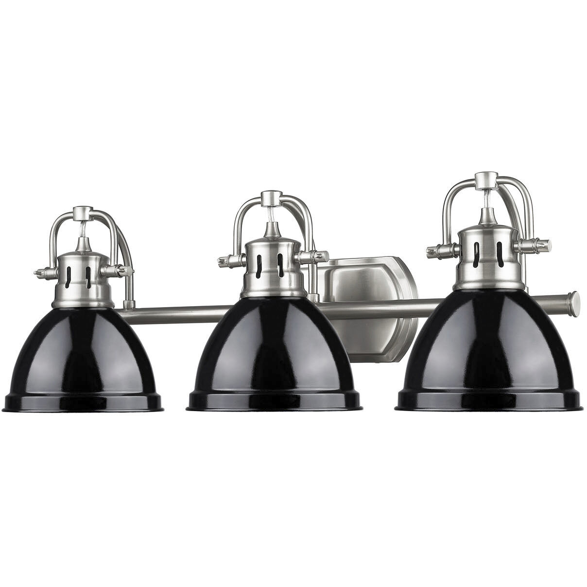 Yep Duncan Vanity Wall Light in Pewter, Black