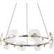 Ziva Celestia 32 inch 4.00 watt Chrome Chandelier Ceiling Light