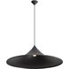 Vistara 1 Light 35.38 inch Sand Black Pendant Ceiling Light