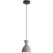 Aethera LED 7 inch Grey Cement Pendant Ceiling Light