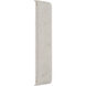Stela 1 Light 6.25 inch White Travertine Outdoor Wall Light