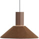 Faroe Pendant Ceiling Light in Earth Yellow/Grey